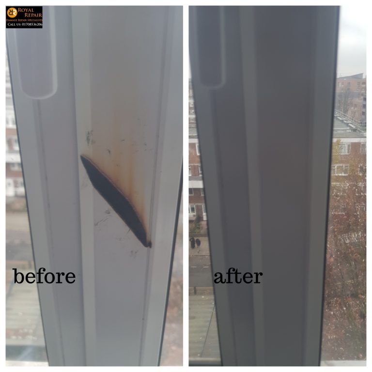 Upvc window frame damage repair